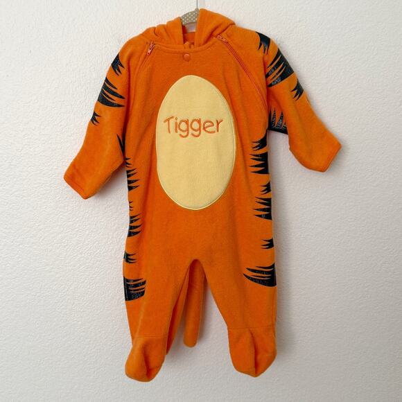 [Disney] Tigger Winnie The Pooh Costume One Piece Bodysuit Size 6-9 Months Baby - Picture 1 of 11